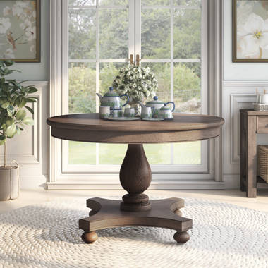 Small round rustic online kitchen table